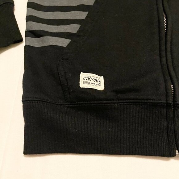 Buffalo David Bittom Kids Boys Size Large 10/12 Hoodie Zip Up - Picture 7 of 16